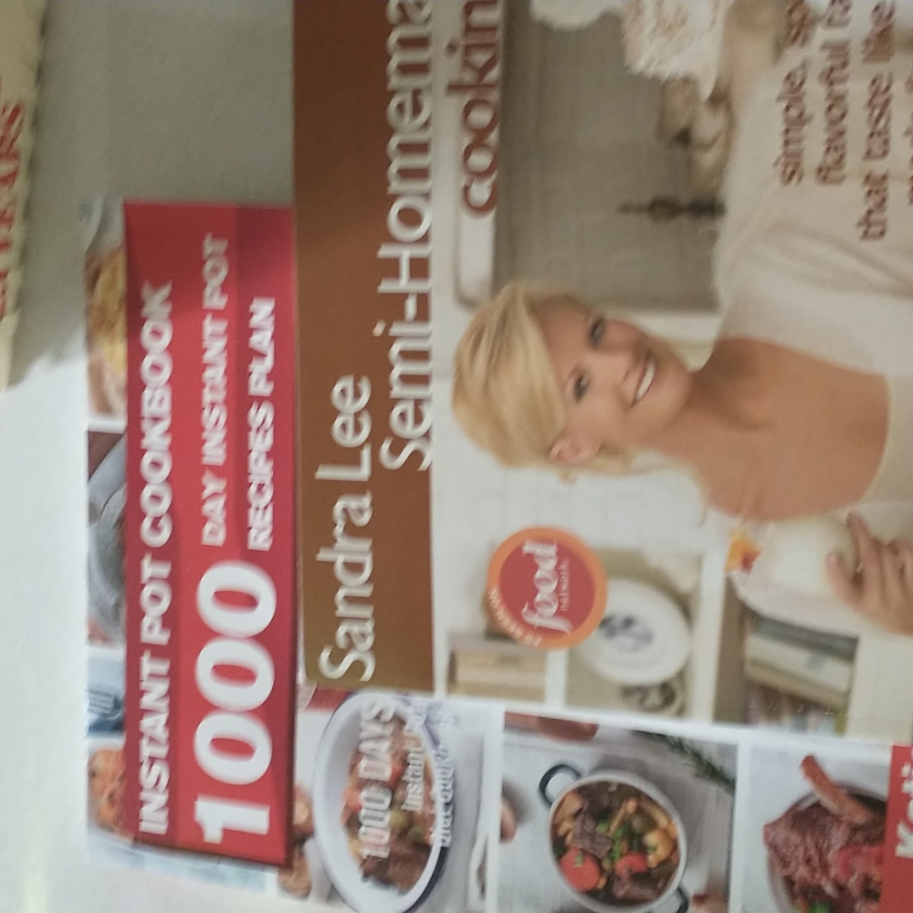 Set of two cookbooks